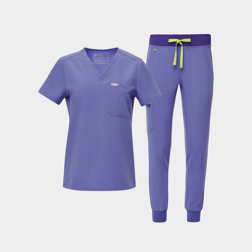 FIGS Blueberry Scrub Set